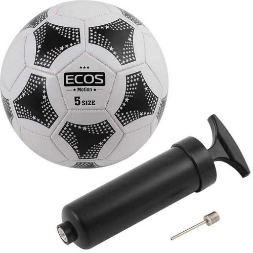мяч футбольный Ecos Motion и насос FB139P