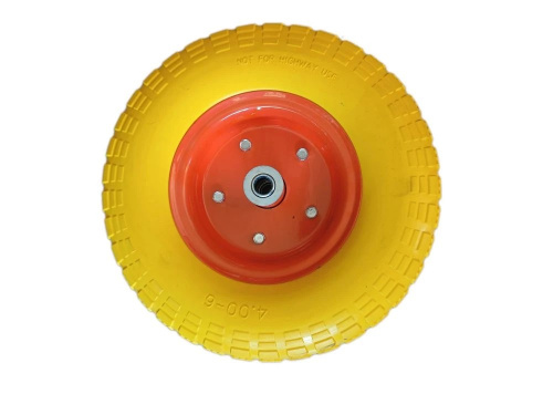 колесо для тачки садовой литое W14-400/6PU(16)